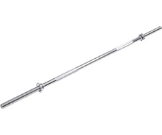 Straight Weightlifting Barbell inSPORTline Welerty 180 cm / 30 mm with Threaded Ends and Collars