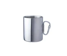 Sulankstomas nerūdijančio plieno puodelis BasicNature Space Safer Thermo, 0.34L