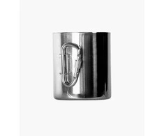 Sulankstomas nerūdijančio plieno puodelis BasicNature Space Safer Thermo, 0.34L