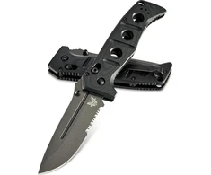 Sulankstomas peilis Benchmade 275SGY-1 Adamas Combo, pilkas
