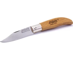 Sulankstomas peilis su raktų pakabuku ir dėklu MAM Iberica 2001, buksmedžio mediena, 4.5cm