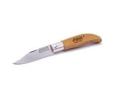 Sulankstomas peilis su raktų pakabuku ir dėklu MAM Iberica 2001, buksmedžio mediena, 4.5cm