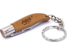 Sudedamas peilis su raktų pakabuku MAM Iberica 2000, buksmedis, 4,5 cm