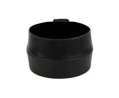 Mil-Tec Juodas FOLD-A-CUP® SULANKIAMAS TAURĖLIS 600 ML