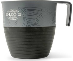 Sulankstomas puodelis UCO 350ml, pilkas-juodas