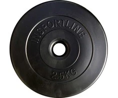 Svoris grifui su cementiniu užpildu 30mm inSPORTline 2.5kg