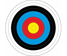 Šaudymo iš lanko taikinys Yate, 60 cm, 10 vnt.