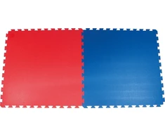 Tatamis Yate, EVA, 1x1 m, 4 cm, raudonas / mėlynas