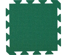 Tatamis-dėlionė Yate, 29x29x1,2 cm - šviesiai/tamsiai žalias