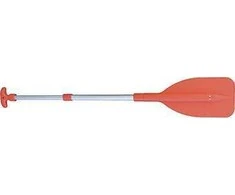 Teleskopinis irklas BasicNature Mini 107 cm, oranžinis
