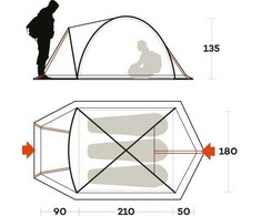 Tent FERRINO Skyline 3 Alu