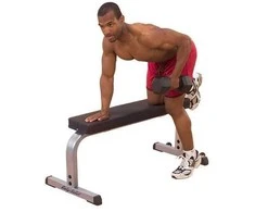 Profesionalus tiesus treniruočių suoliukas Body Solid GFB350