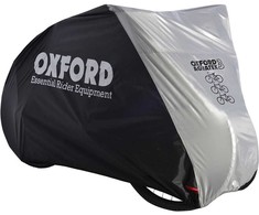 Trijų dviračių dangtis "Oxford Aquatex" (juodas/sidabrinis)