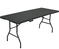Turistinis stalas NILS CAMP NC1618 180 cm, antracito spalvos