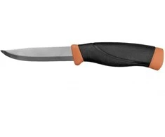 Tvirtas peilis Morakniv Companion, tamsiai oranžinis, nerūdijančio plieno