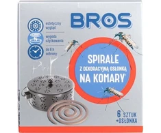 Uodų spiralė su dekoratyviniu dangteliu Bros