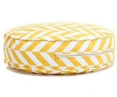Vaikiškas pufas Wigiwama Mustard Herringbone
