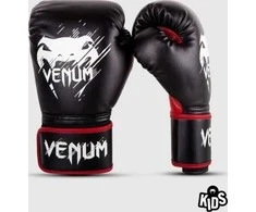 Vaikiškos bokso pirštinės Venum Contender Kids - juodos/raudonos