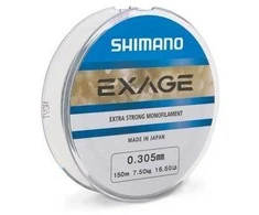 Valas Shimano Exage, 150m, 0.225mm, 4.4kg, pilkas