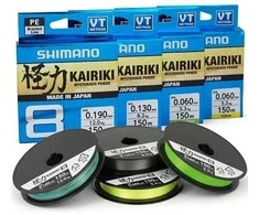 Valas Shimano Kairiki 8 Mantis Žalias, 150m, 0.20mm, 17.1kg
