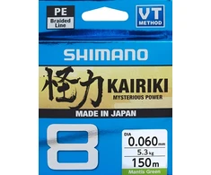 Valas Shimano Kairiki 8 Mantis Žalias, 150 m, 0,215 mm, 20,8kg