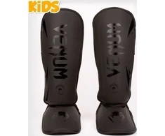 Venum Challenger Kids blauzdų apsaugos, juodos