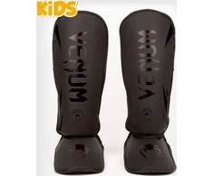 Venum Challenger Kids blauzdų apsaugos, juodos