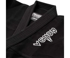Venum Contender vaikiškas BJJ kimono (su nemokamu baltu diržu) – juodas