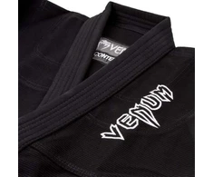 Venum Contender vaikiškas BJJ kimono (su nemokamu baltu diržu) – juodas