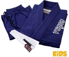 Venum Contender Kids BJJ kimono (su nemokamu baltu diržu) – tamsiai mėlynas