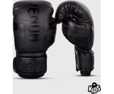 Vaikiškos bokso pirštinės Venum Elite Exclusive, matinės juodos