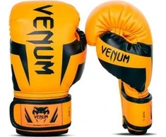 Venum Elite vaikiškos bokso pirštinės - Exclusive - fluorescencinės oranžinės