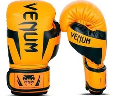 Venum Elite vaikiškos bokso pirštinės - Exclusive - fluorescencinės oranžinės