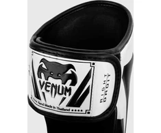 Venum Elite Standup Shinguards - Baltas/Juodas