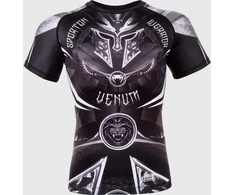 Venum Gladiator 3.0 marškinėliai (rashguard), trumpomis rankovėmis, juodi/balti