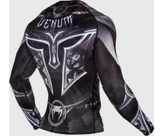 Marškinėliai Venum Gladiator 3.0 Rashguard ilgomis rankovėmis, juodi/balti