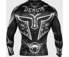 Marškinėliai Venum Gladiator 3.0 Rashguard ilgomis rankovėmis, juodi/balti