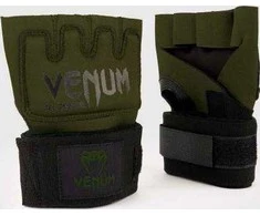 Venum Kontact Gel Glove Wraps - Khaki/Juodas