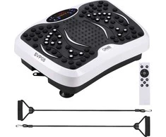 VIBRATION PLATFORM WITH RESISTANCE BANDS SVP08 ONE FITNESS