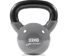 Vinilu dengtas ketaus svarstis Kettlebell 32 kg, UpForm