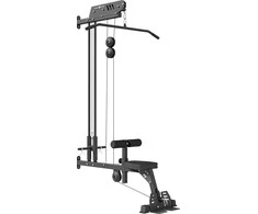 Viršutinė ir apatinė sieninė traukimosi stanga su sėdyne ir atramomis kojoms MS-W104 2.0 - Marbo Sport