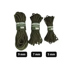 Mil-Tec OD 5MM (15M) COMMANDO ROPE