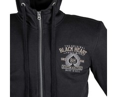 Vyriška Aramido pluoštu sustiprinta striukė su gobtuvu W-TEC Juodas Heart Kustom Kulture