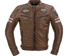 Vyriška moto striukė Jacket W-TEC Milano odinė