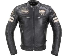 Vyriška moto striukė Jacket W-TEC Milano odinė