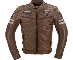 Vyriška moto striukė Jacket W-TEC Milano odinė