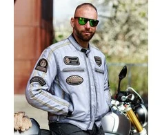 Vyriška moto striukė W-TEC Patriot tekstilinė