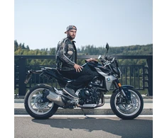 Vyriška odinė motociklininko striukė W-TEC Sheawen Vintage