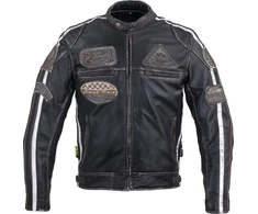 Vyriška odinė motociklininko striukė W-TEC Sheawen Vintage