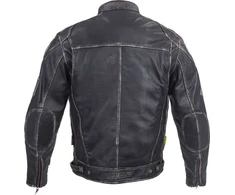 Vyriška odinė motociklininko striukė W-TEC Sheawen Vintage